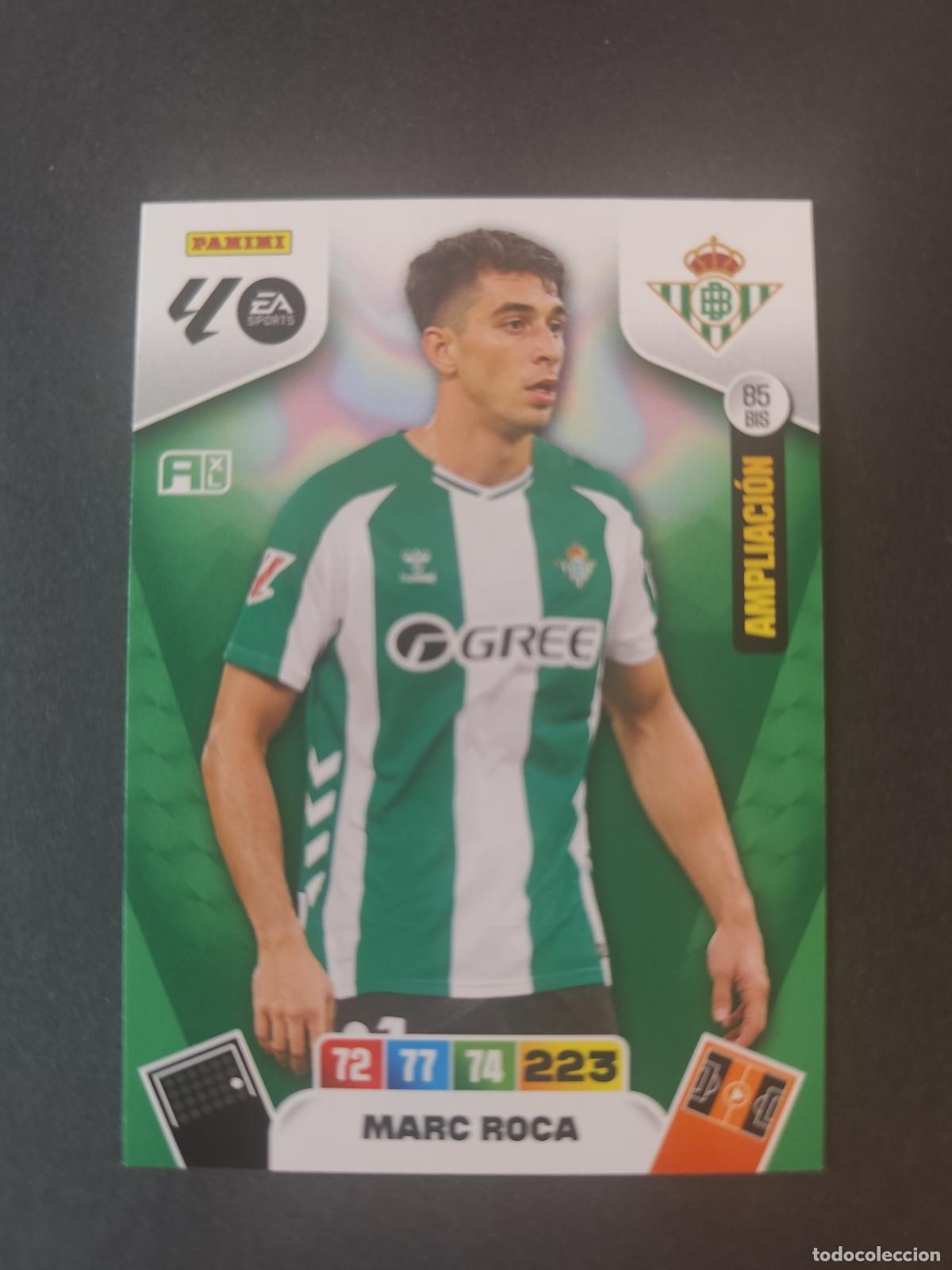 Figurine di Calcio: 85 BIS MARC ROCA BETIS SOBRE PREMIUM ORO AMPLIACI&Oacute;N ADRENALYN 2025 2026 25 26