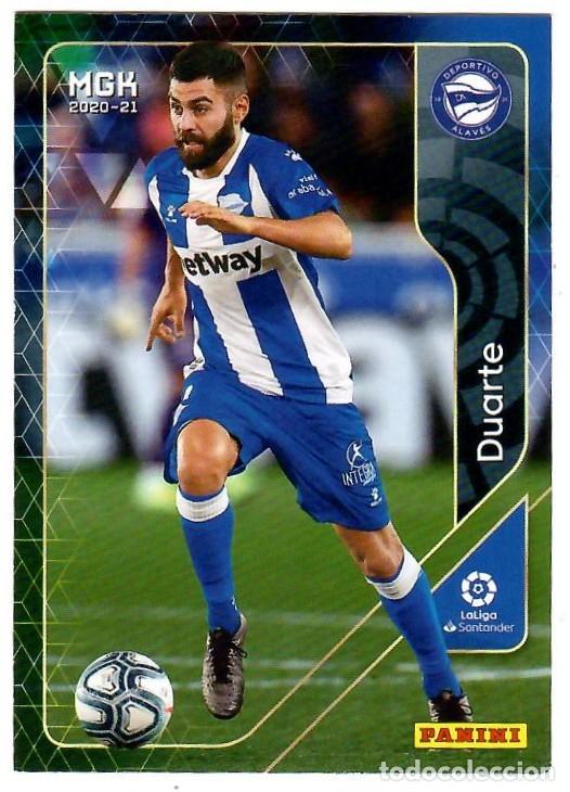 Cromos de f&uacute;tbol: MEGACRACKS MGK 2020-21 / DUARTE N&ordm; 9 / DEPORTIVO ALAV&Eacute;S N&ordm; 1