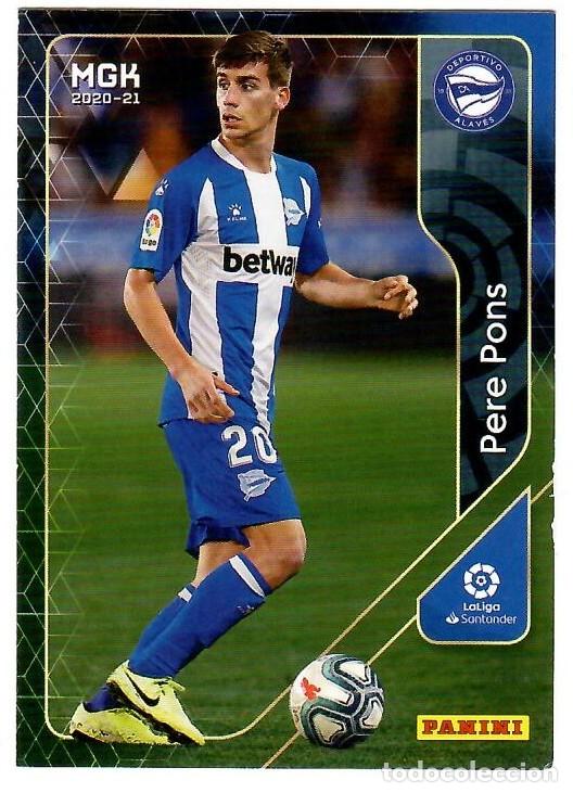 Football Stickers: MEGACRACKS MGK 2020-21 / PERE PONS N&ordm; 13 / DEPORTIVO ALAV&Eacute;S N&ordm; 1