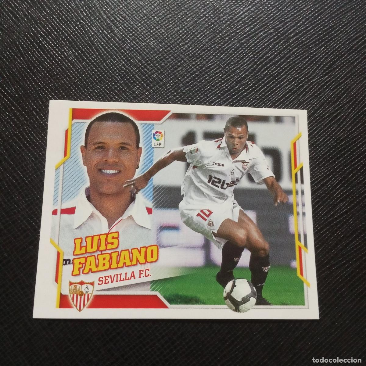 Football Stickers: LUIS FABIANO SEVILLA ESTE 2010 2011 CROMO FUTBOL 10 11 - SIN PEGAR - A203 PG190