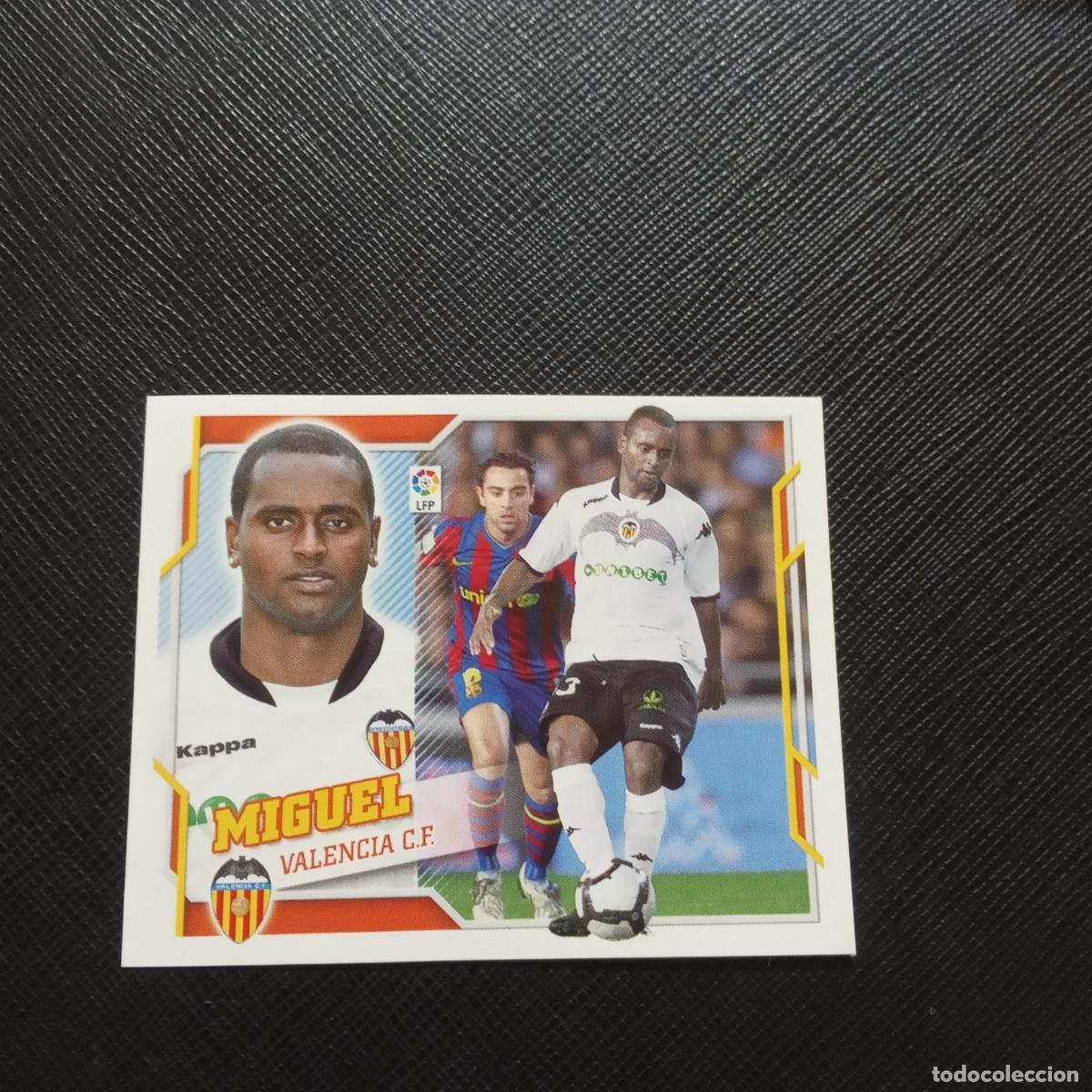 Football Stickers: MIGUEL VALENCIA ESTE 2010 2011 CROMO FUTBOL 10 11 - SIN PEGAR - A203 PG208