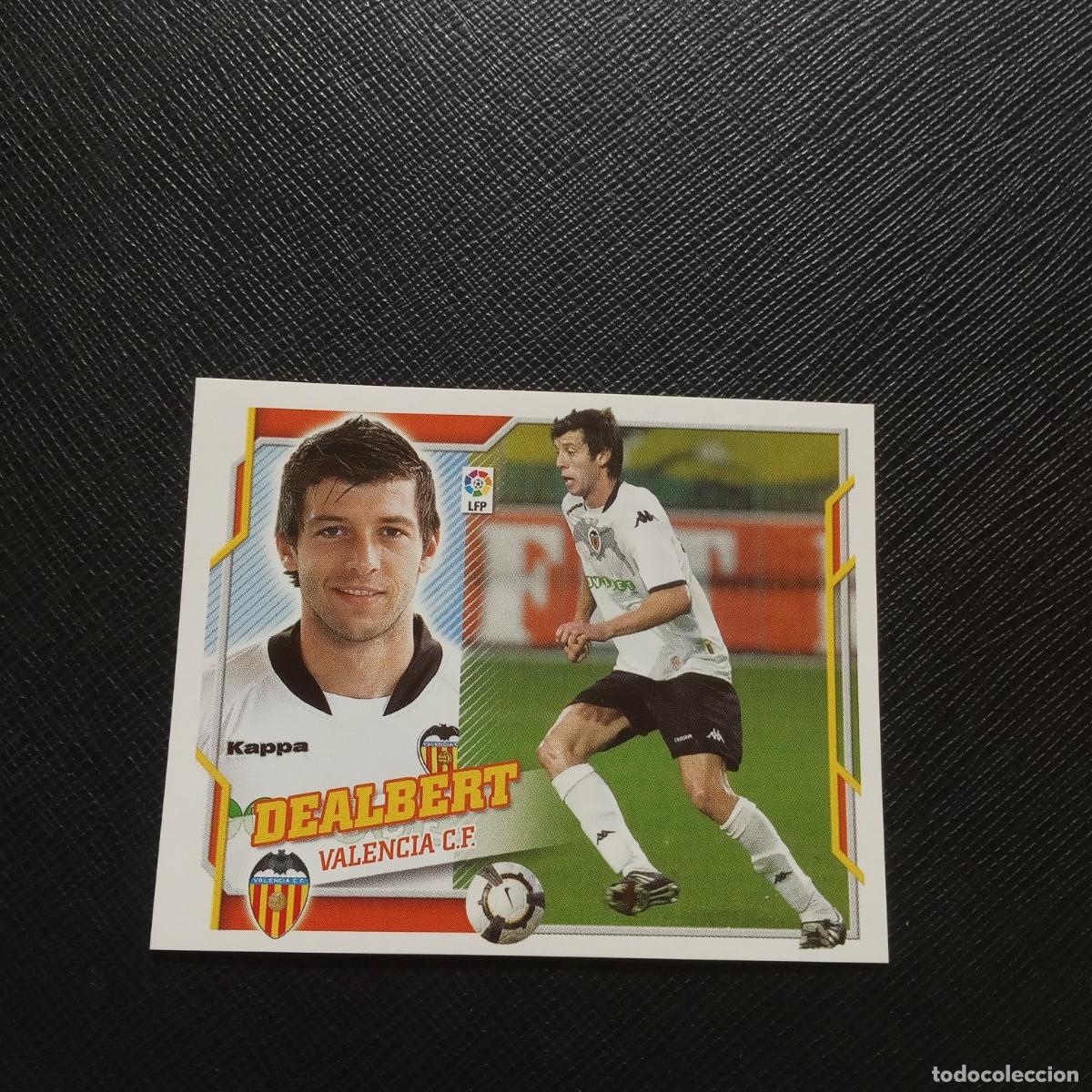 Football Stickers: DEALBERT VALENCIA ESTE 2010 2011 CROMO FUTBOL 10 11 - SIN PEGAR - A203 PG208