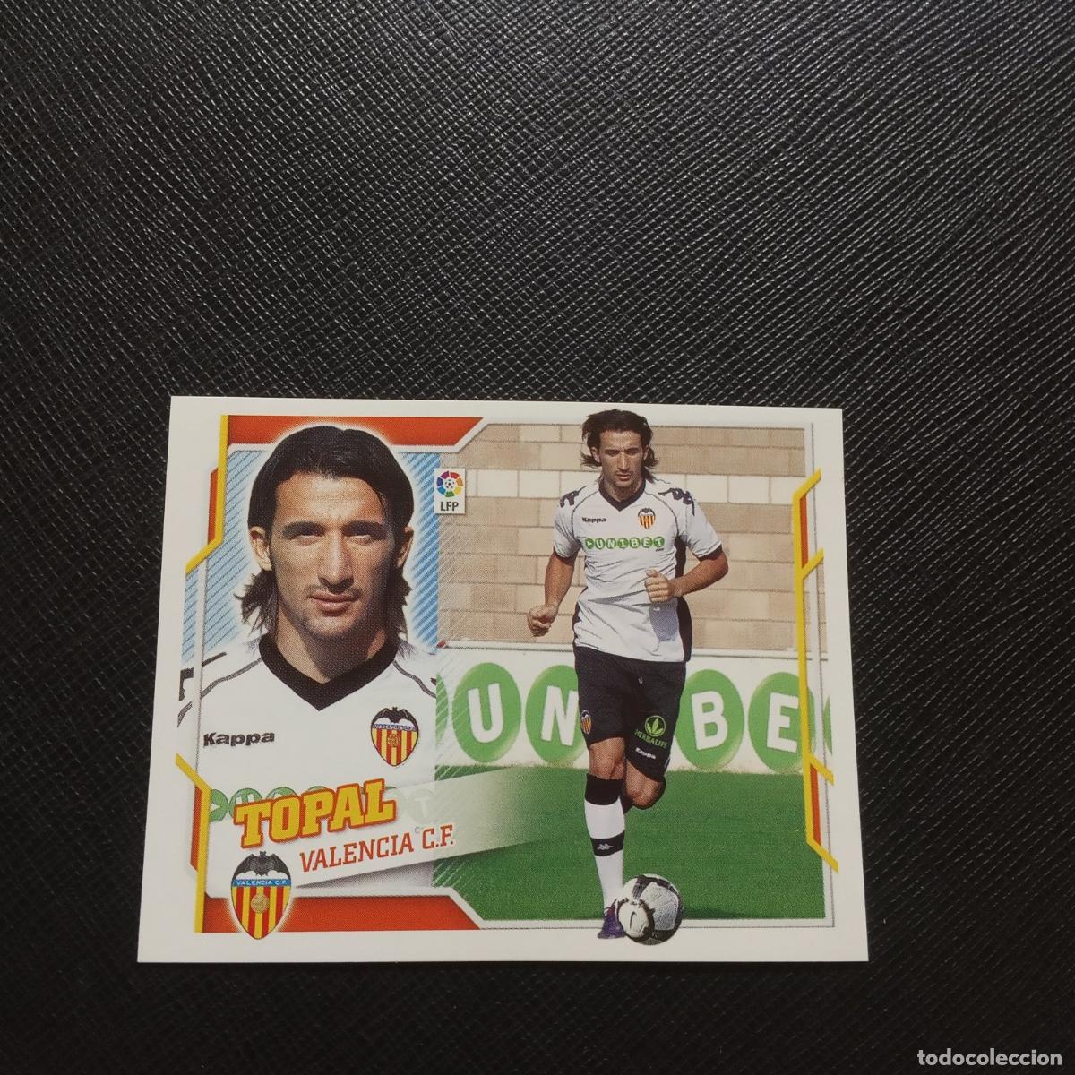 Football Stickers: TOPAL VALENCIA ESTE 2010 2011 CROMO FUTBOL 10 11 - SIN PEGAR - A203 PG208