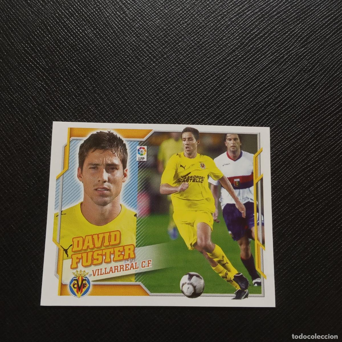 Football Stickers: DAVID FUSTER VILLARREAL ESTE 2010 2011 CROMO FUTBOL 10 11 - SIN PEGAR - A203 PG217