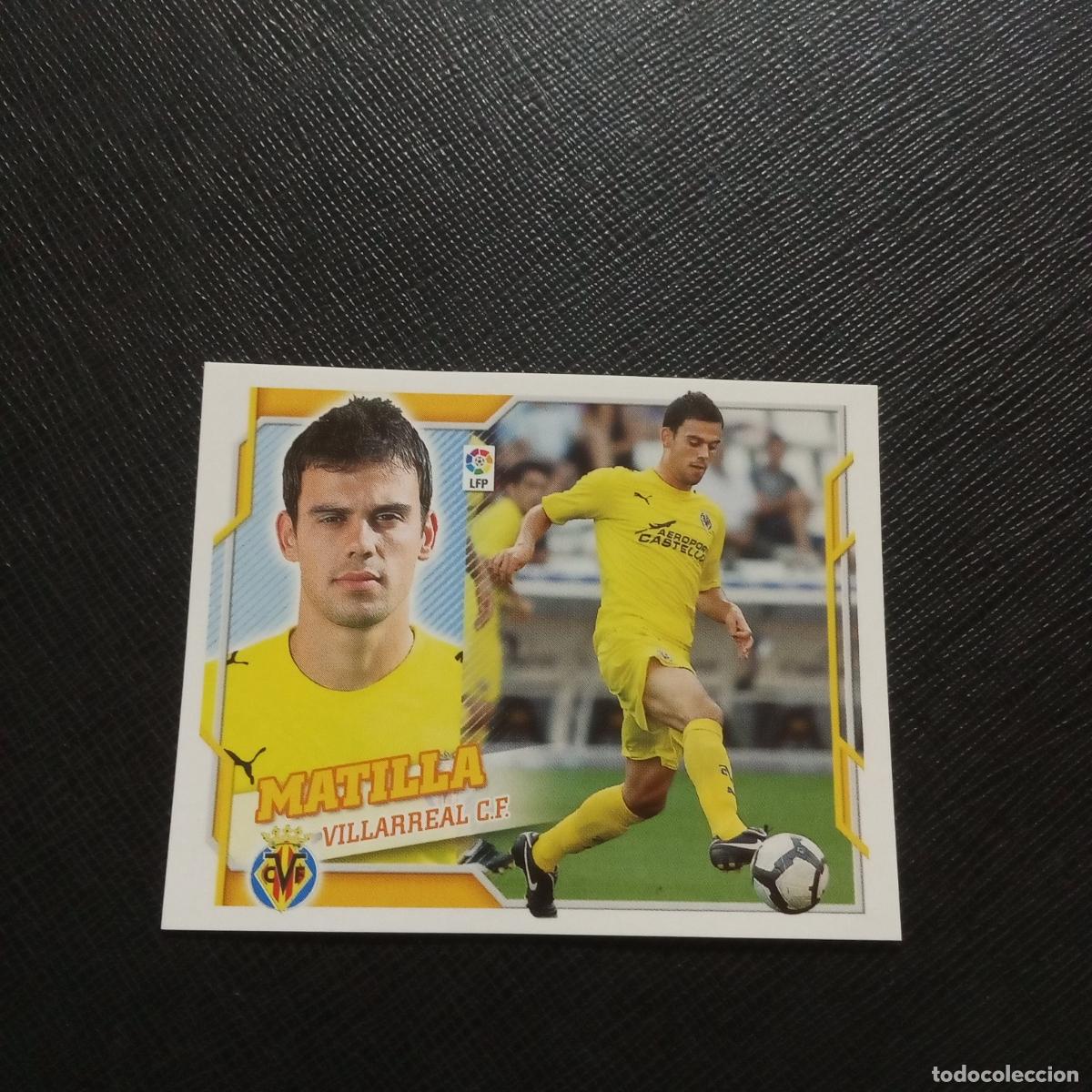 Football Stickers: MATILLA VILLARREAL ESTE 2010 2011 CROMO FUTBOL 10 11 - SIN PEGAR - A203 PG217 COLOCA