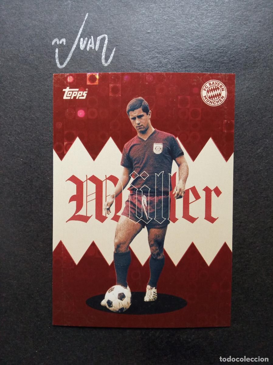 Cromos de F&uacute;tbol: DB 8 PARALELA GERD MULLER BAYER MUNICH ⚽ TOPPS &reg; TEAM SET 2025 2026 25 26 NUEVO