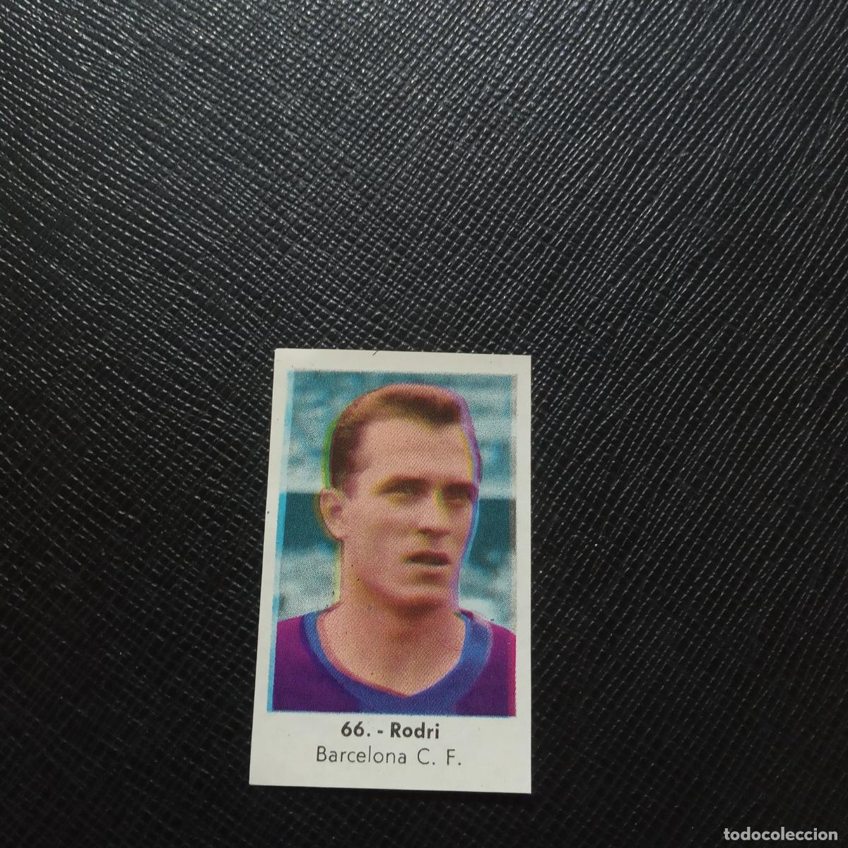 Cromos de F&uacute;tbol: 66 RODRI BARCELONA RUIZ ROMERO 61 62 CROMO FUTBOL LIGA 1961 1962- SIN PEGAR - A91 PG4