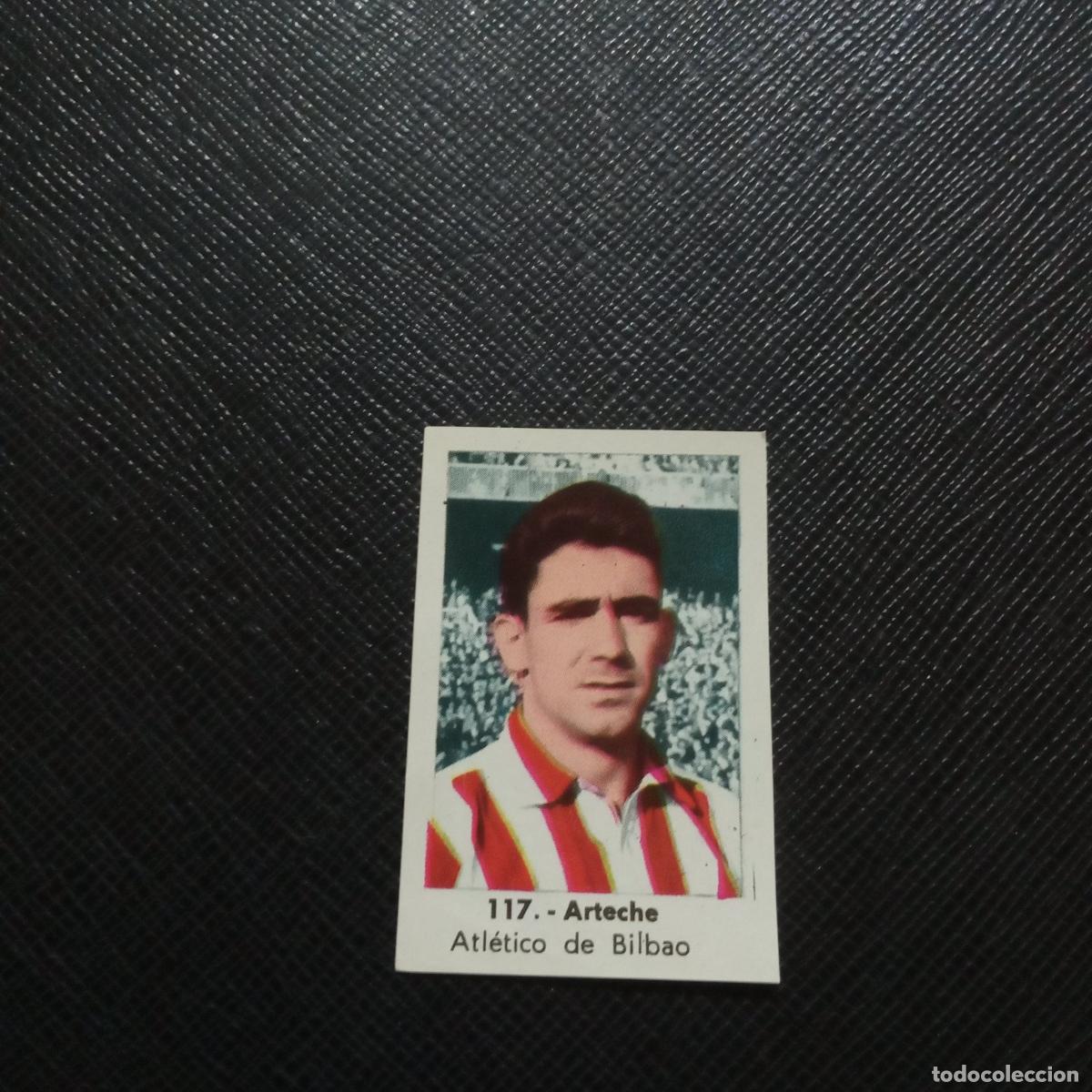 Cromos de F&uacute;tbol: 117 ARTECHE BILBAO RUIZ ROMERO 61 62 CROMO FUTBOL LIGA 1961 1962- SIN PEGAR - A91 PG19