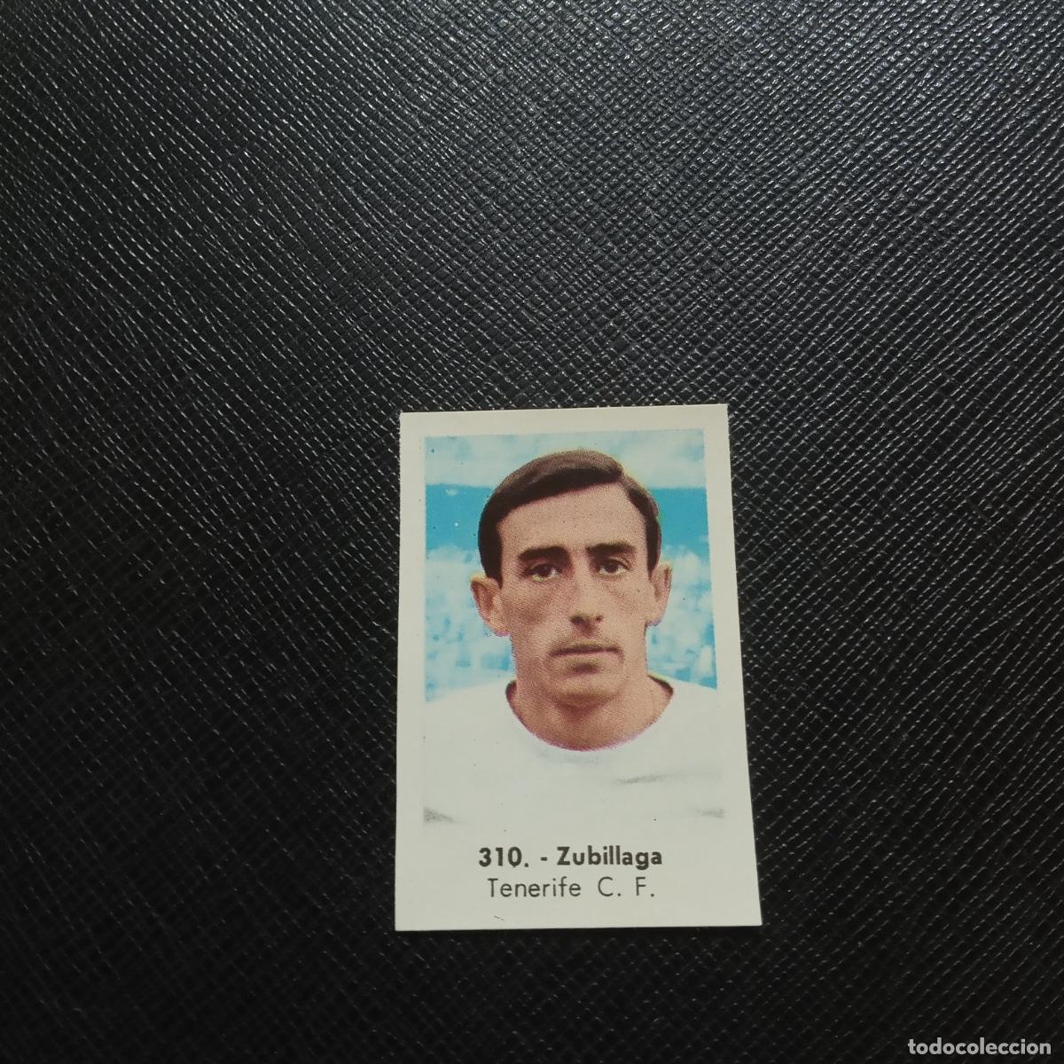 Cromos de F&uacute;tbol: 310 ZUBILLAGA TENERIFE RUIZ ROMERO 61 62 CROMO FUTBOL LIGA 1961 1962- SIN PEGAR - A91 PG47