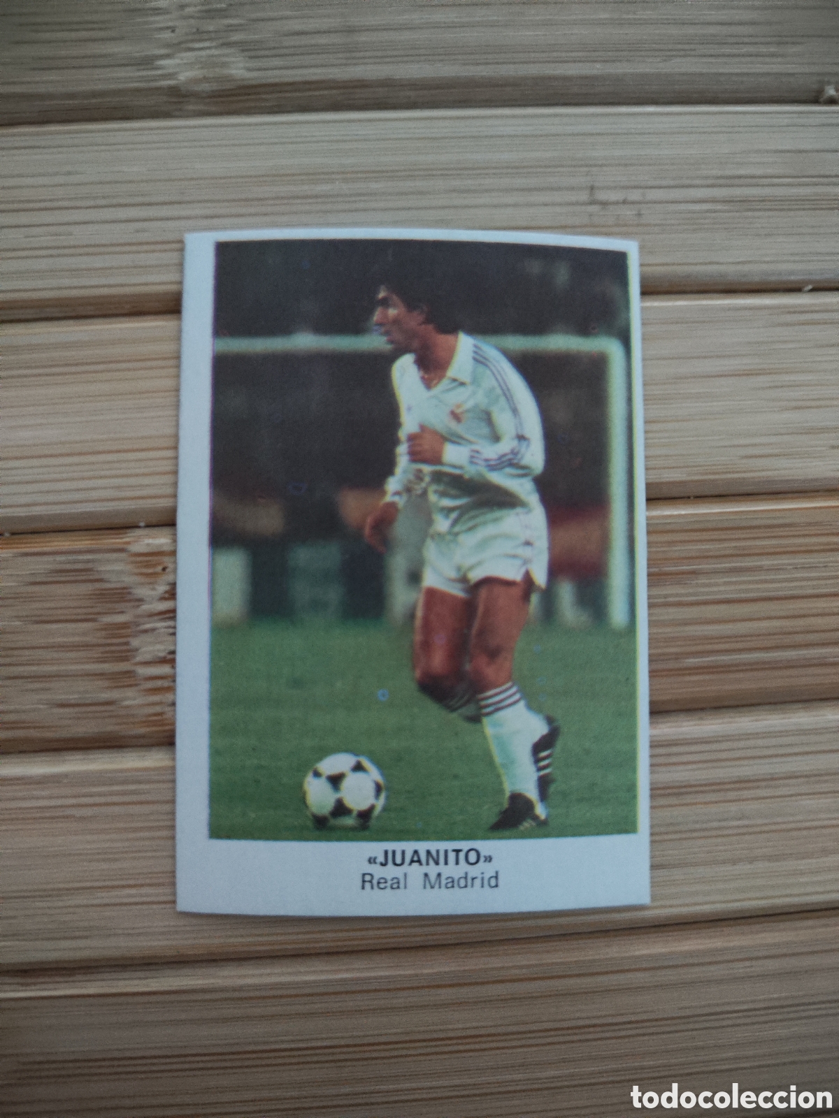 Cromos de F&uacute;tbol: Cano 83 84 sin pegar buen estado Real Madrid Juanito versi&oacute;n con comillas en el nombre