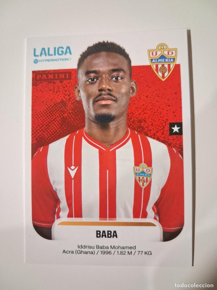 Figurine di Calcio: Liga Hypermotion 25/26 2025 2026 Sin Pegar UD Almeria 30 Baba