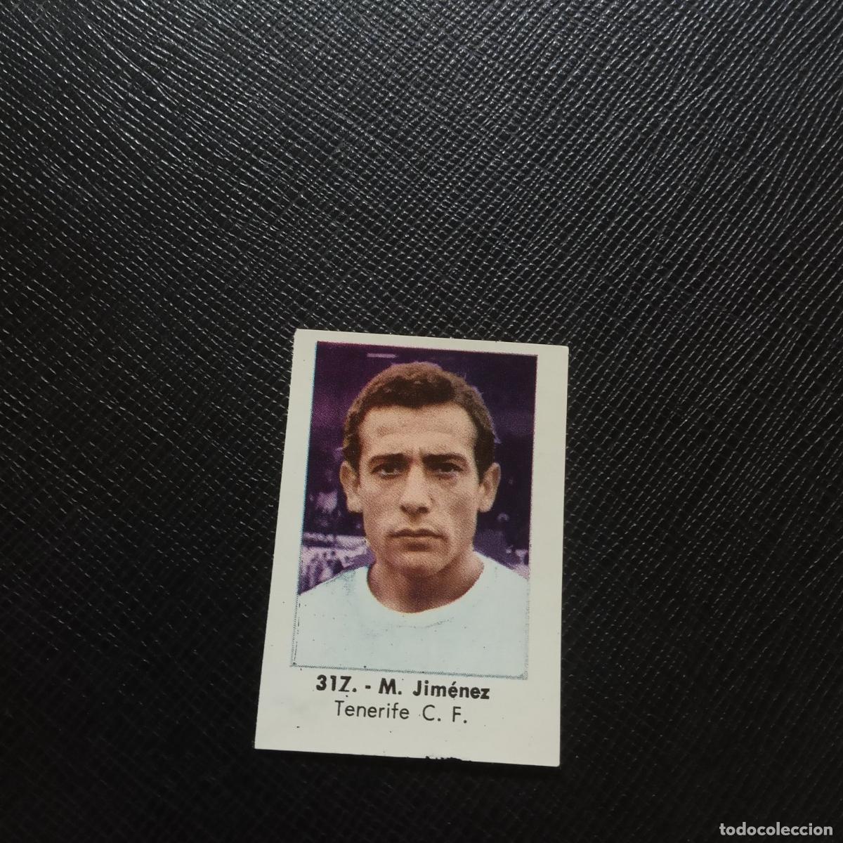 Cromos de F&uacute;tbol: 317 M JIMENEZ TENERIFE RUIZ ROMERO 61 62 CROMO FUTBOL LIGA 1961 1962- SIN PEGAR - A192 PG4