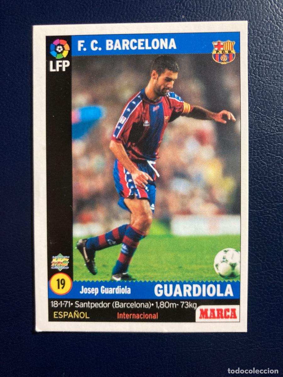 Cartes &agrave; collectionner de Football: 19 PEP GUARDIOLA BAR&Ccedil;A BARCELONA CROMO LIGA F&Uacute;TBOL DIARIO MARCA 1998-1999 MUNDICROMO 98-99