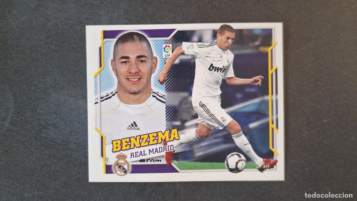 Cromos de F&uacute;tbol: L2 BENZEMA REAL MADRID LIGA ESTE 2010 2011 10 11 NUNCA PEGADO SIN PEGAR