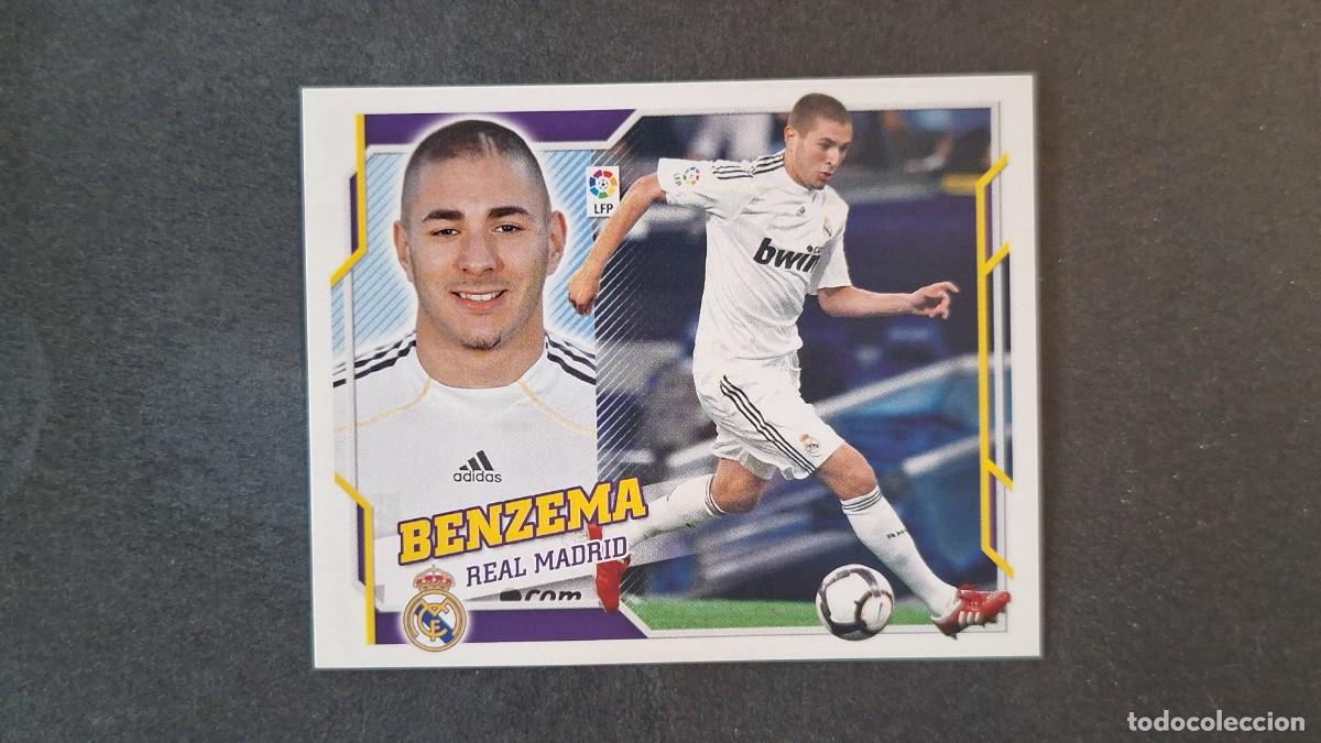 Cromos de F&uacute;tbol: L2 BENZEMA REAL MADRID LIGA ESTE 2010 2011 10 11 NUNCA PEGADO SIN PEGAR