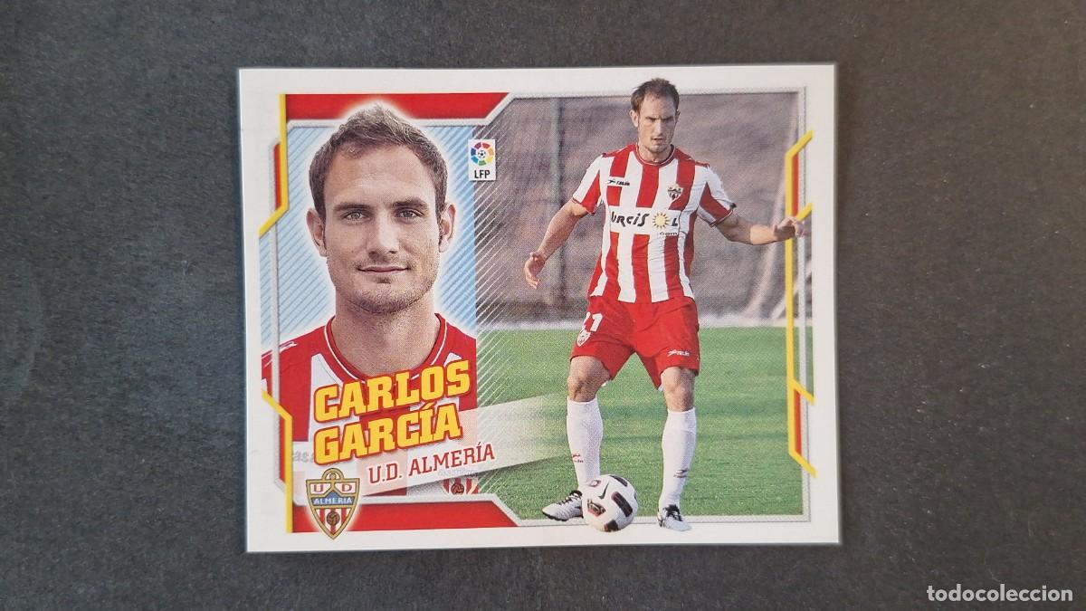 Cromos de f&uacute;tbol: L2 CARLOS GARCIA U. D. ALMERIA COLOCA LIGA ESTE 2010 2011 10 11 NUNCA PEGADO SIN PEGAR