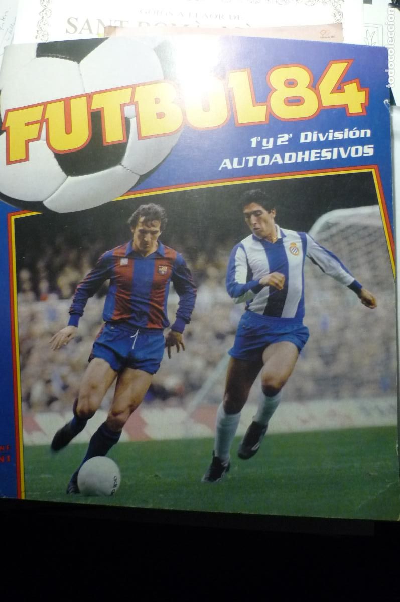 Cromos de f&uacute;tbol: album futbol panini futbol 84 vacio