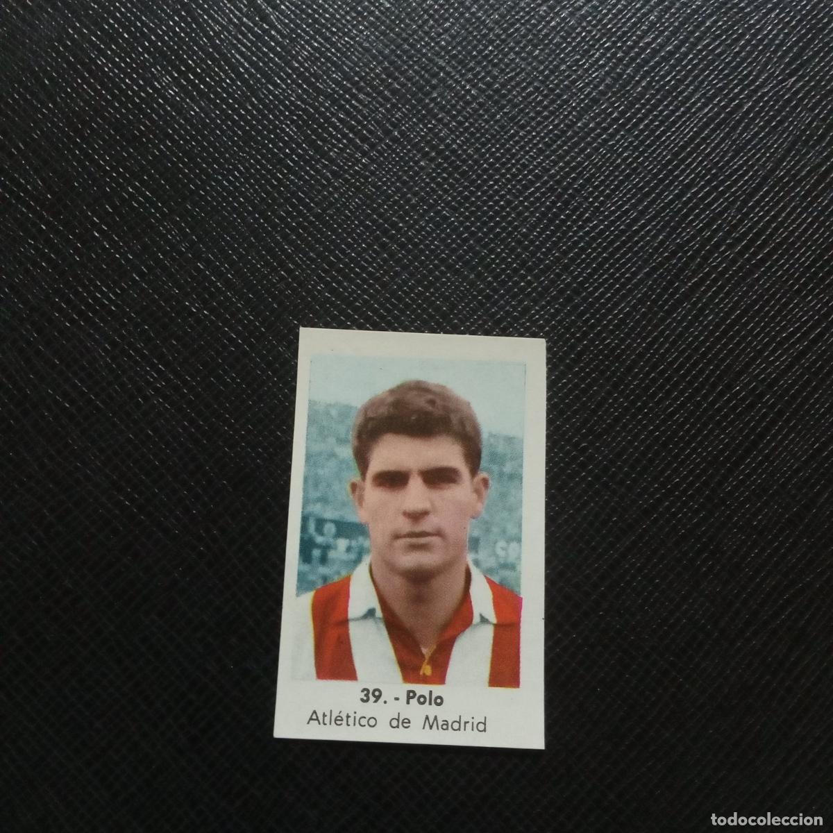 Cromos de F&uacute;tbol: 39 POLO AT MADRID RUIZ ROMERO 61 62 CROMO FUTBOL LIGA 1961 1962- SIN PEGAR - A192 PG12