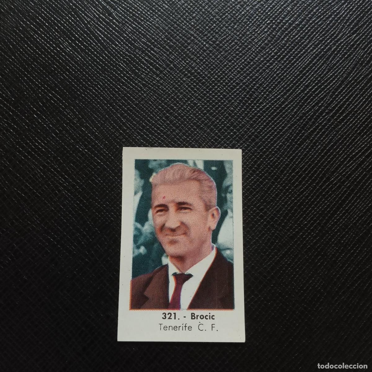 Cromos de F&uacute;tbol: 321 BROCIC TENERIFE RUIZ ROMERO 61 62 CROMO FUTBOL LIGA 1961 1962- SIN PEGAR - A192 PG16