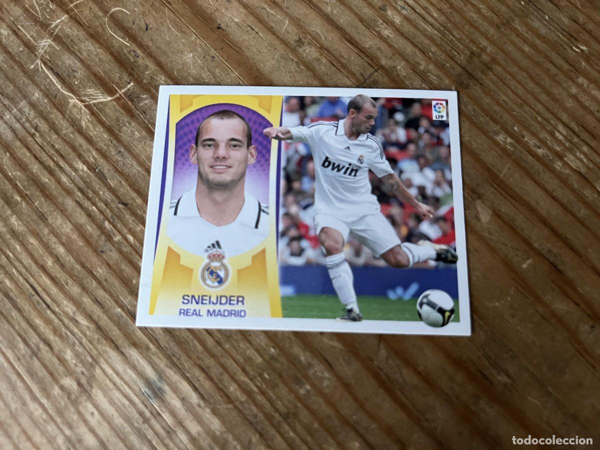 Fu&szlig;ball-Sticker: CROMO SIN PEGAR NUNCA PEGADO ALBUM LIGA ESTE 09 10 2009 2010 REAL MADRID # 10A SNEIJDER