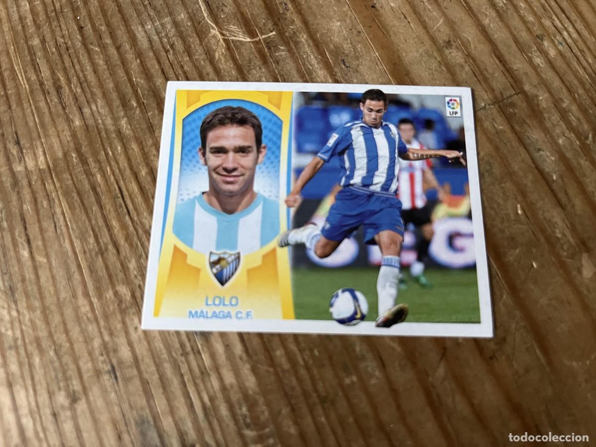 Cromos de f&uacute;tbol: CROMO SIN PEGAR NUNCA PEGADO ALBUM LIGA ESTE 09 10 2009 2010 MALAGA # 8 LOLO BAJA