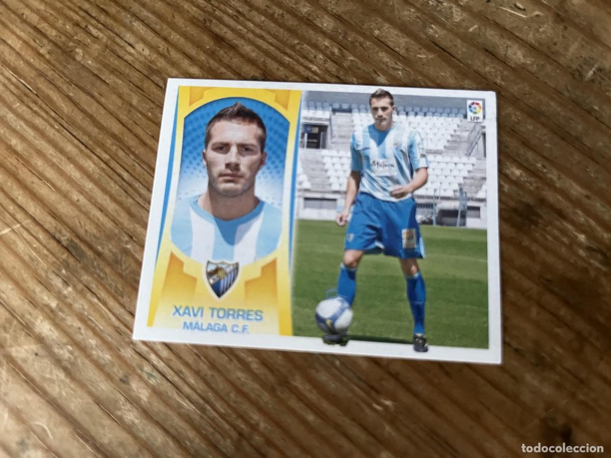 Fu&szlig;ball-Sticker: CROMO SIN PEGAR NUNCA PEGADO ALBUM LIGA ESTE 09 10 2009 2010 MALAGA # 9A XAVI TORRES