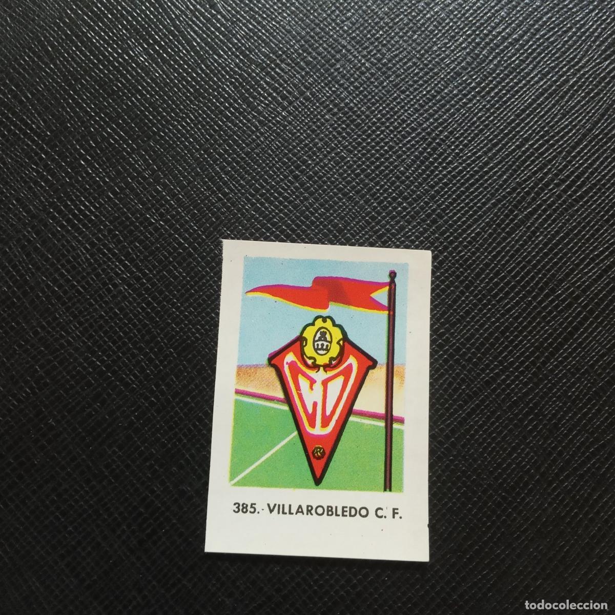 Cromos de F&uacute;tbol: 385 VILLAROBLEDO ESCUDO RUIZ ROMERO 61 62 CROMO FUTBOL LIGA 1961 1962- SIN PEGAR - A192 PG17