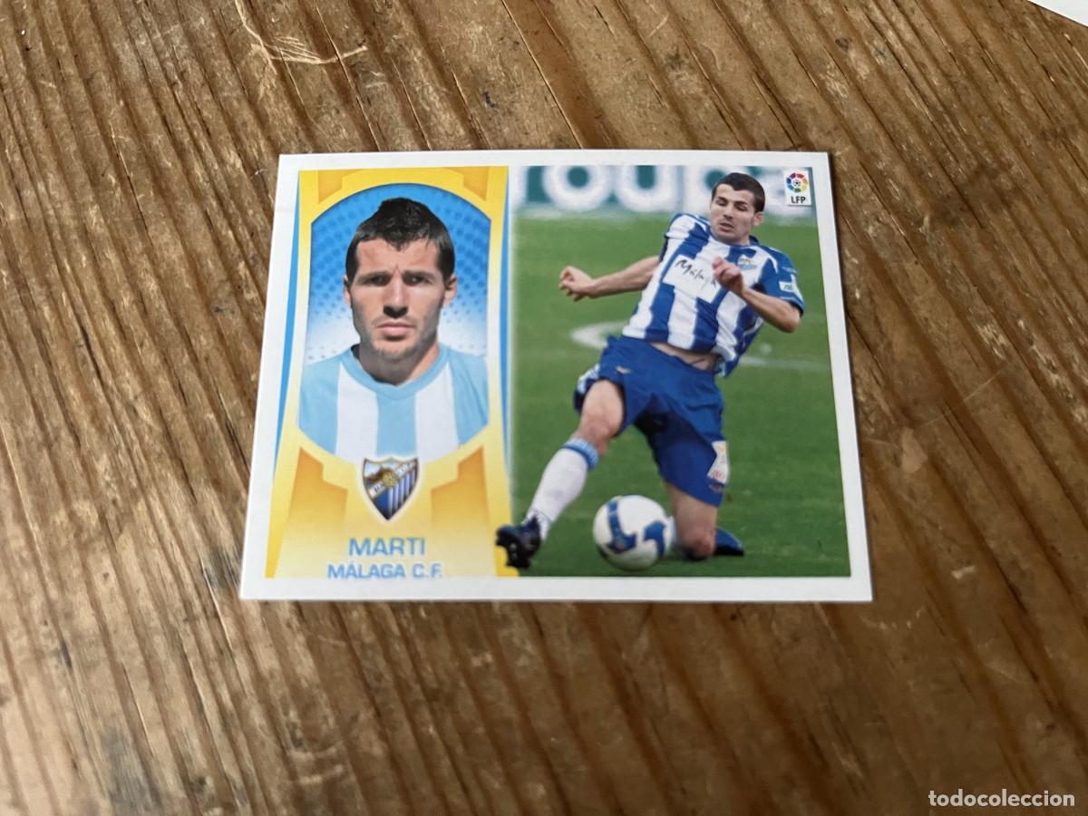 Figurine di Calcio: CROMO SIN PEGAR NUNCA PEGADO ALBUM LIGA ESTE 09 10 2009 2010 MALAGA # 9B MARTI