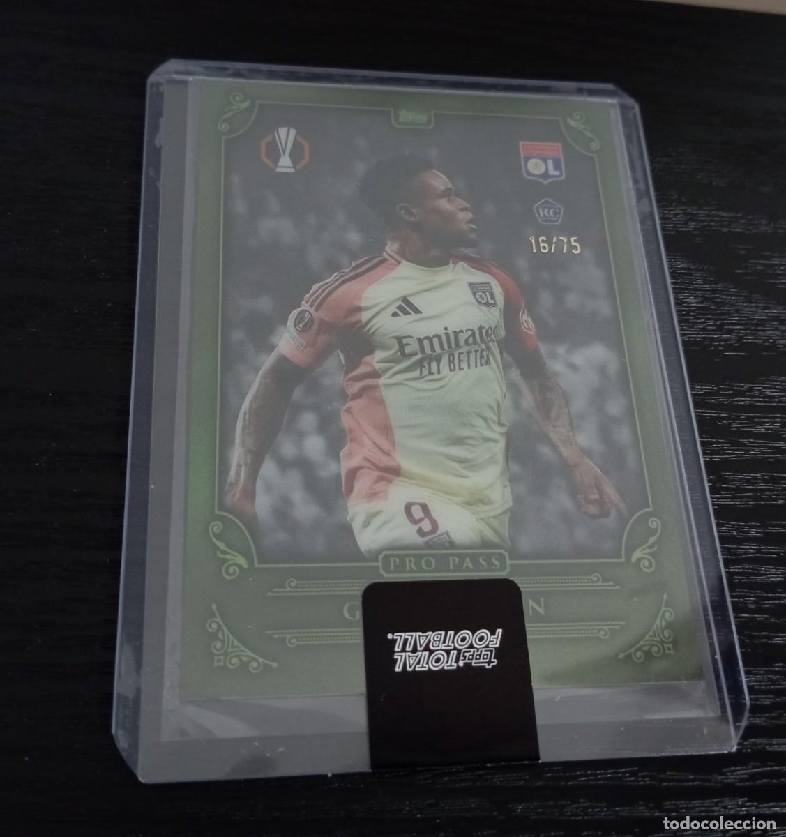 Football Stickers: -TOPPS TOTAL FOOTBALL 24-25 : GIFT ORBAN ( O. LYON ) -- NUMERADA 16/75 , /75 PRO PASS