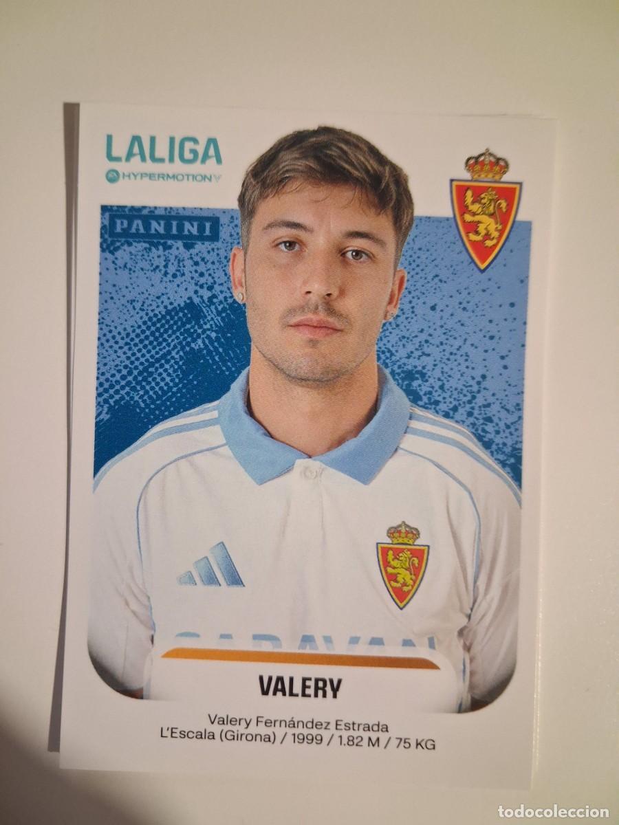 Cromos de F&uacute;tbol: Liga Hypermotion 25/26 2025 2026 Sin Pegar Real Zaragoza 414 Valery
