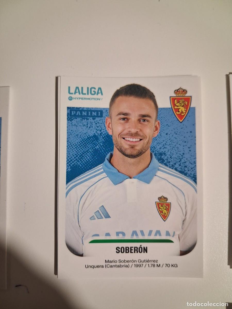 Cromos de F&uacute;tbol: Liga Hypermotion 25/26 2025 2026 Sin Pegar Real Zaragoza 418A Soberon