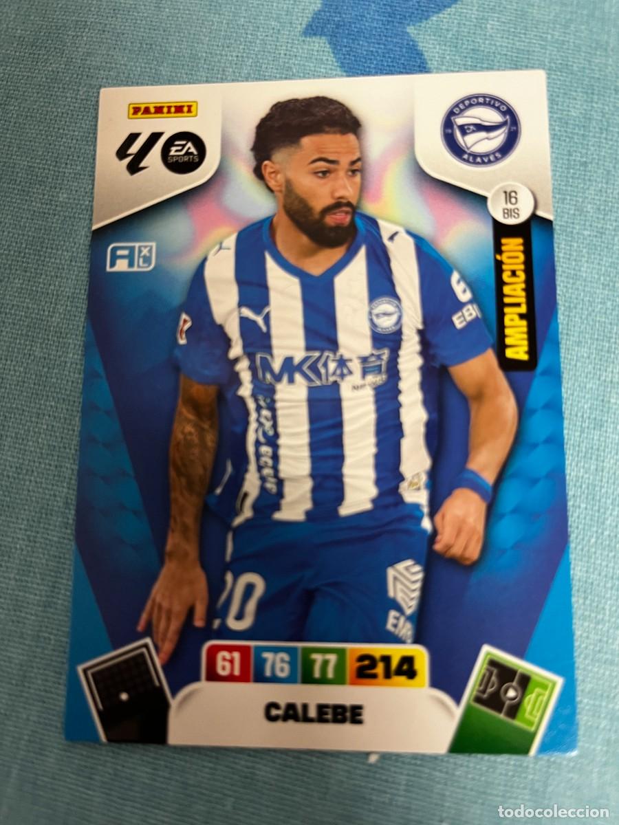 Cromos de f&uacute;tbol: ADRENALYN XL 2025 2026 25 26 PANINI N&ordm; 16BIS 16 BIS CALEBE ALAVES AMPLIACION