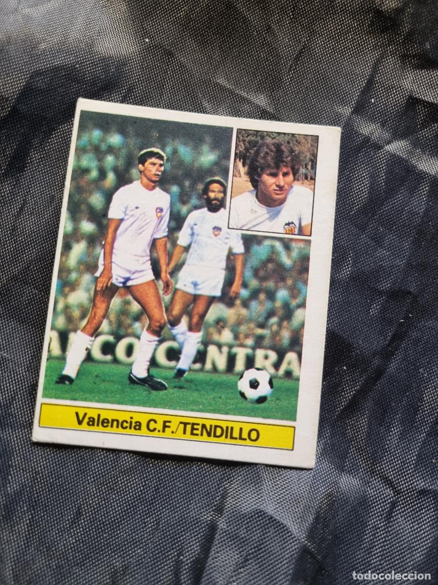 Cromos de f&uacute;tbol: TENDILLO. VALENCIA. SIN PEGAR. ED. ESTE LIGA 1981/82. 81/82. 1981/1982. PEDIDO MINIMO 3&euro;