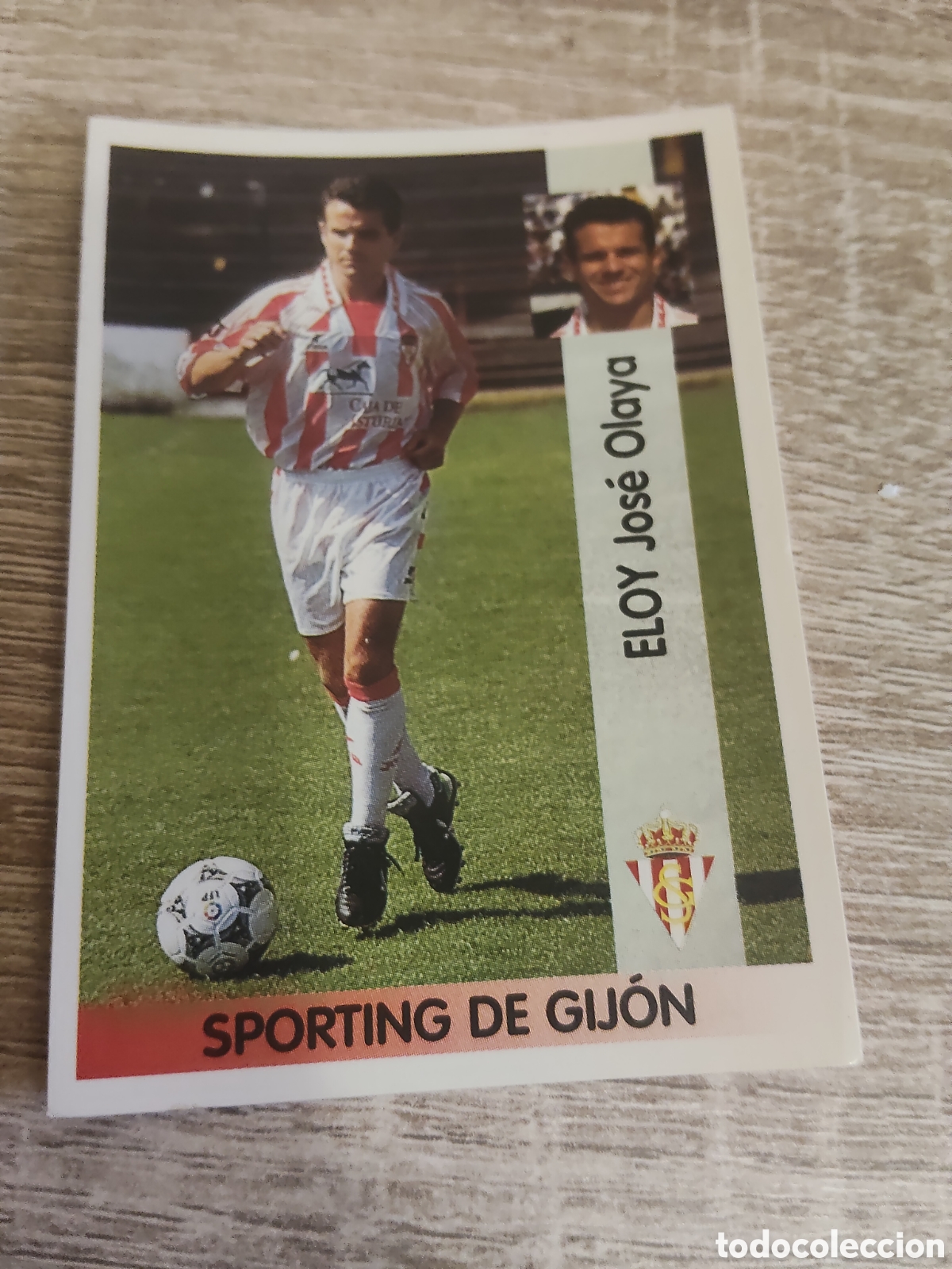 Cromos de F&uacute;tbol: Panini liga 1996 1997 96 97 285 Eloy Sporting de Gij&oacute;n