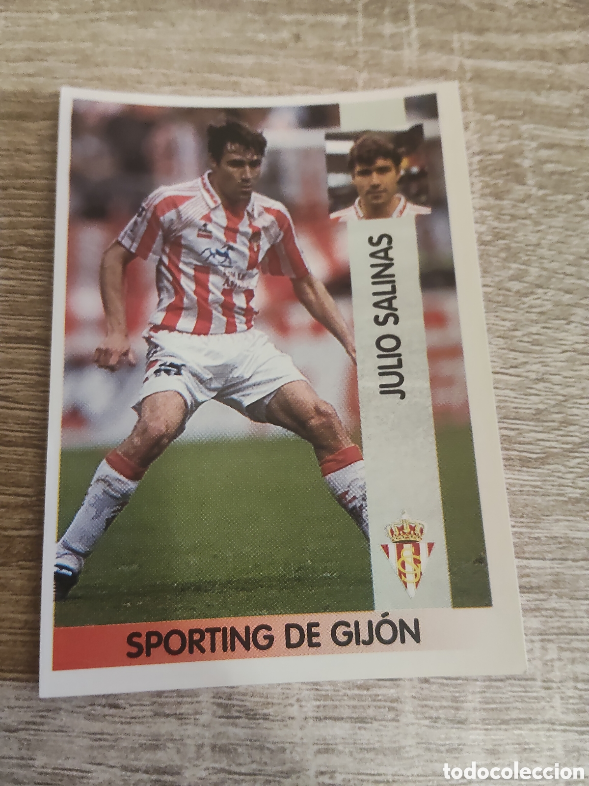 Cromos de F&uacute;tbol: Panini liga 1996 1997 96 97 287 Julio Salinas Sporting de Gij&oacute;n