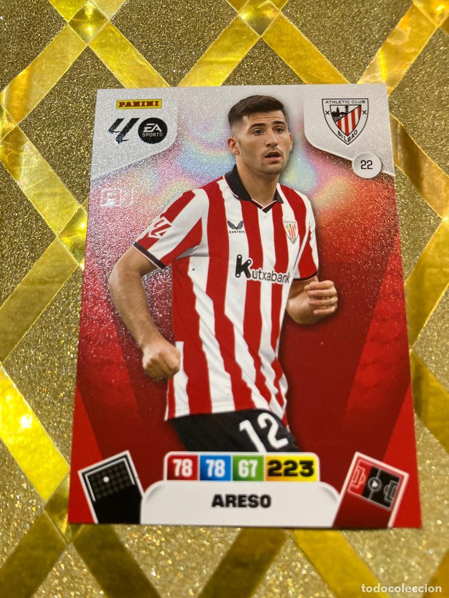 Cromos de f&uacute;tbol: CROMO DE FUTBOL NUMERO 22 ARESO ATHLETIC DE BILBAO ADRENALYN XL 2025 2026 PANINI !