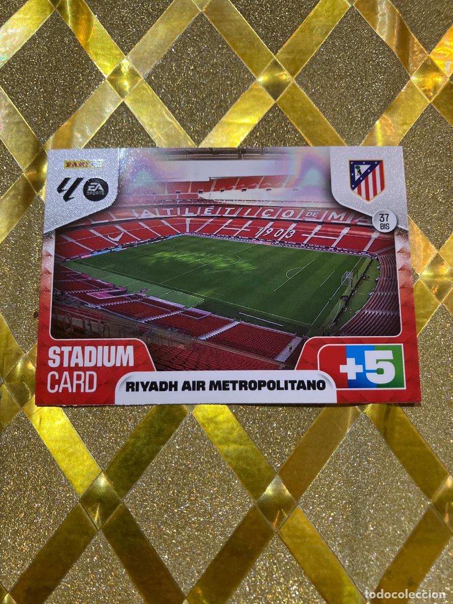 Cromos de f&uacute;tbol: CROMO DE FUTBOL NUMERO 37 BIS ESTADIO DEL ATLETICO DE MADRID ADRENALYN XL 2025 2026 PANINI !