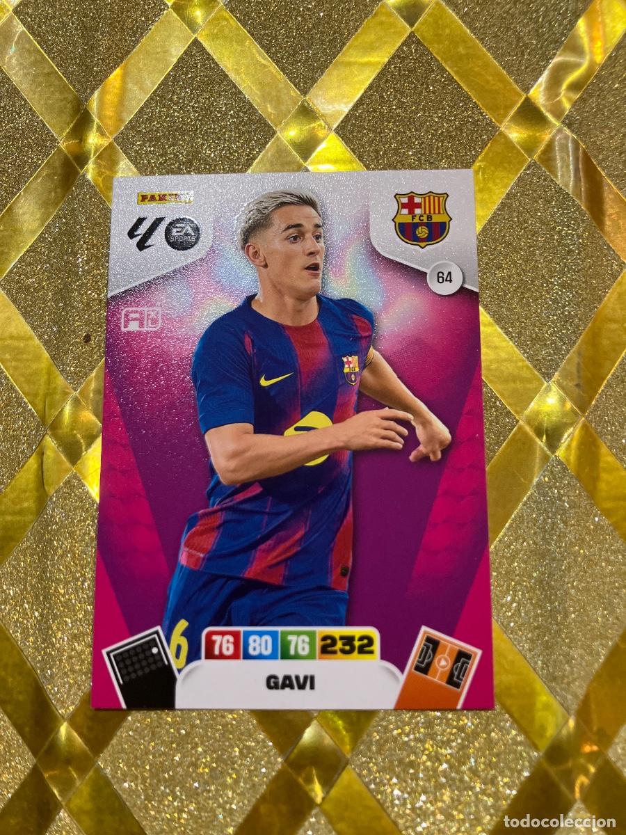 Cromos de f&uacute;tbol: CROMO DE FUTBOL NUMERO 64 GAVI BARCELONA ADRENALYN XL 2025 2026 PANINI !