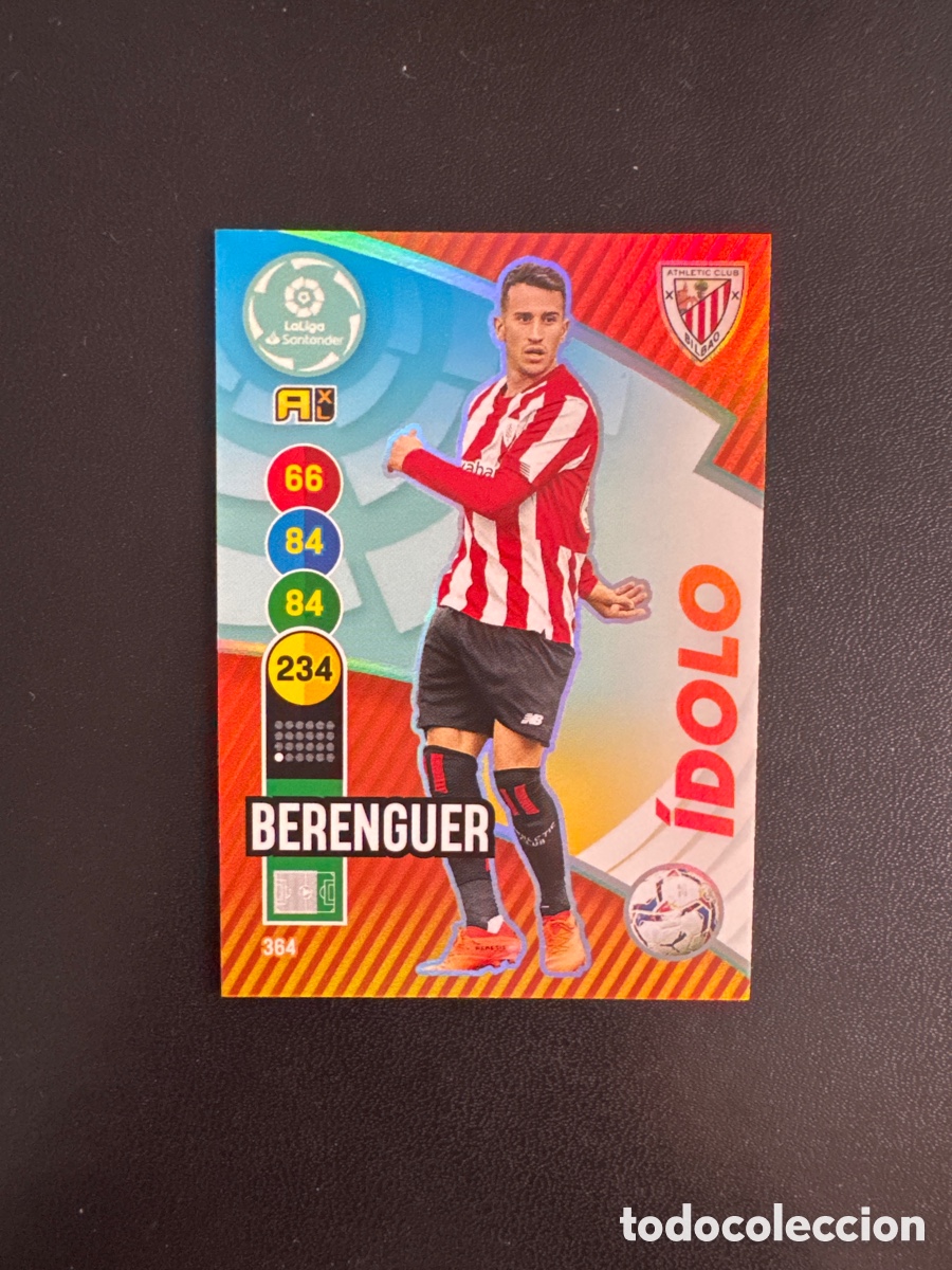 Cromos de Futebol: BERENGUER IDOLO ATHLETIC ATLETICO DE BILBAO N&Uacute;MERO 364 ADRENALYN 2020 2021