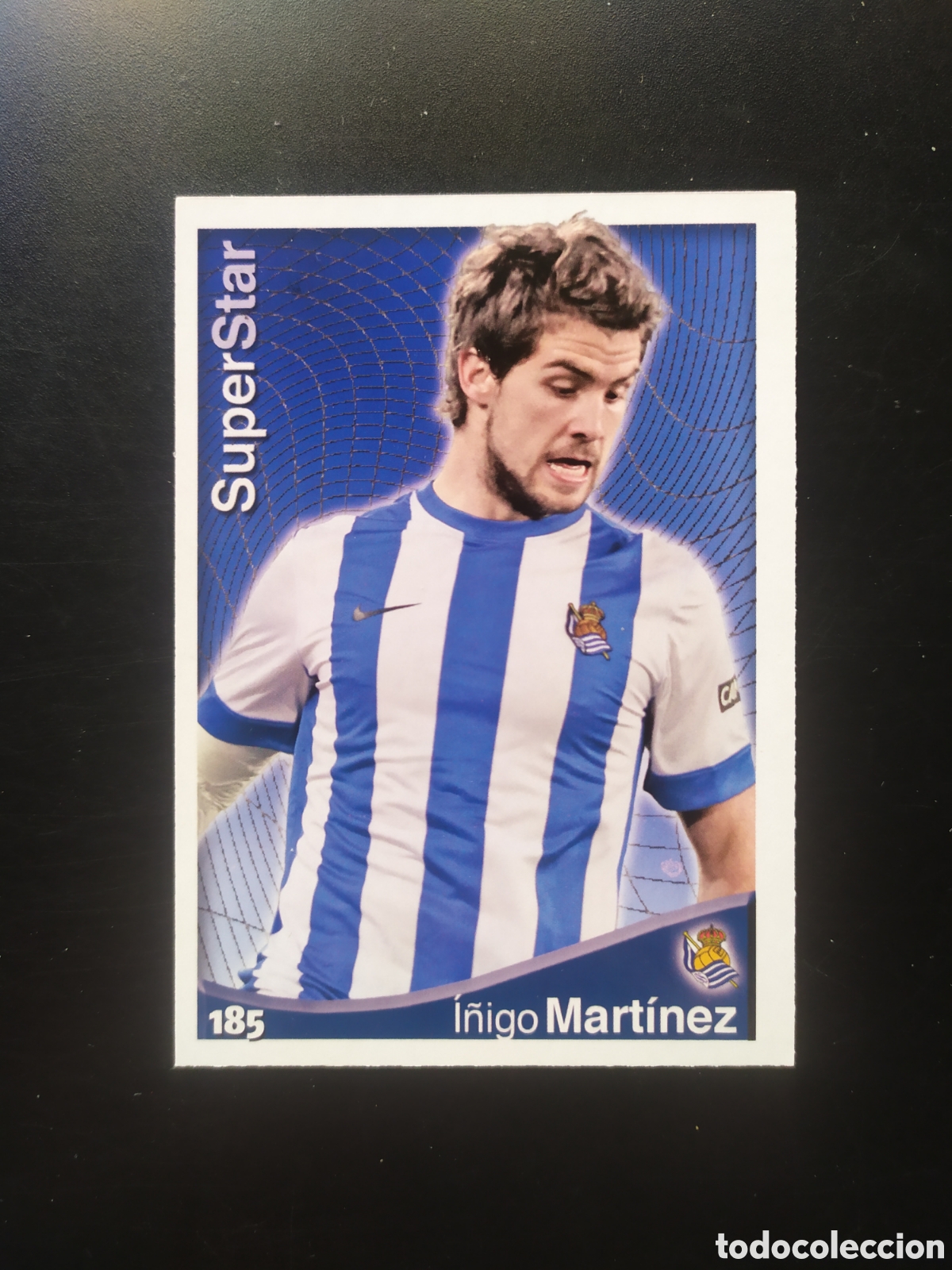 Cromos de f&uacute;tbol: Mundicromo fichas Liga 2014 2015 14 15 I&ntilde;igo Mart&iacute;nez superstar corregido n&deg; 185 Real Sociedad