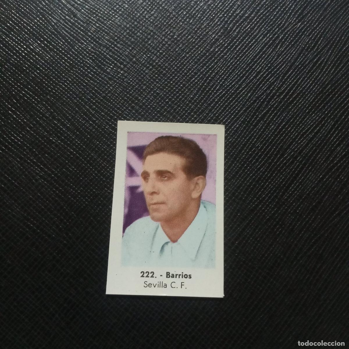Cromos de F&uacute;tbol: 222 BARRIOS SEVILLA RUIZ ROMERO 61 62 CROMO FUTBOL LIGA 1961 1962- SIN PEGAR - A192 PG40