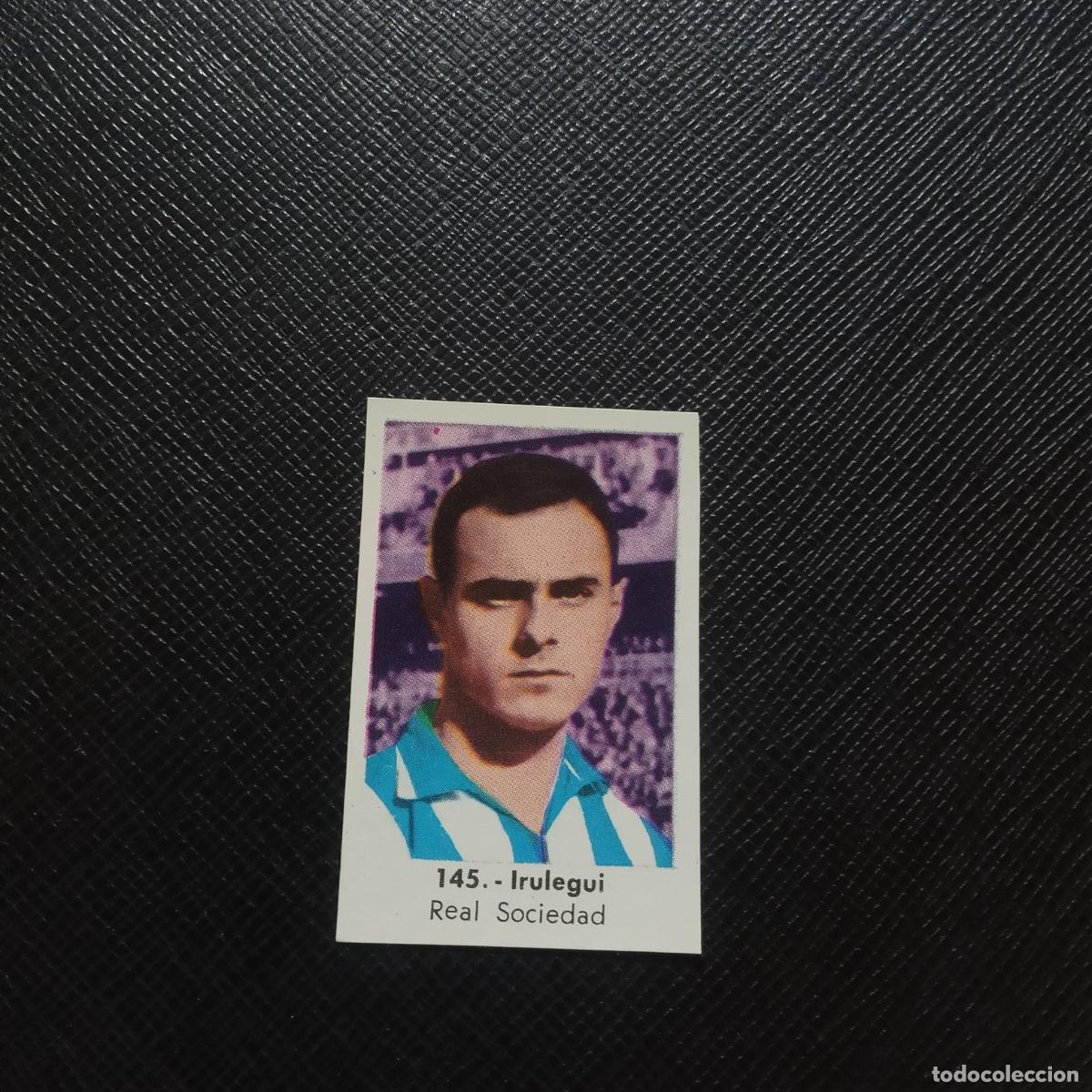 Cromos de F&uacute;tbol: 145 IRULEGUI REAL SOCIEDAD RUIZ ROMERO 61 62 CROMO FUTBOL LIGA 1961 1962- SIN PEGAR - A192 PG43