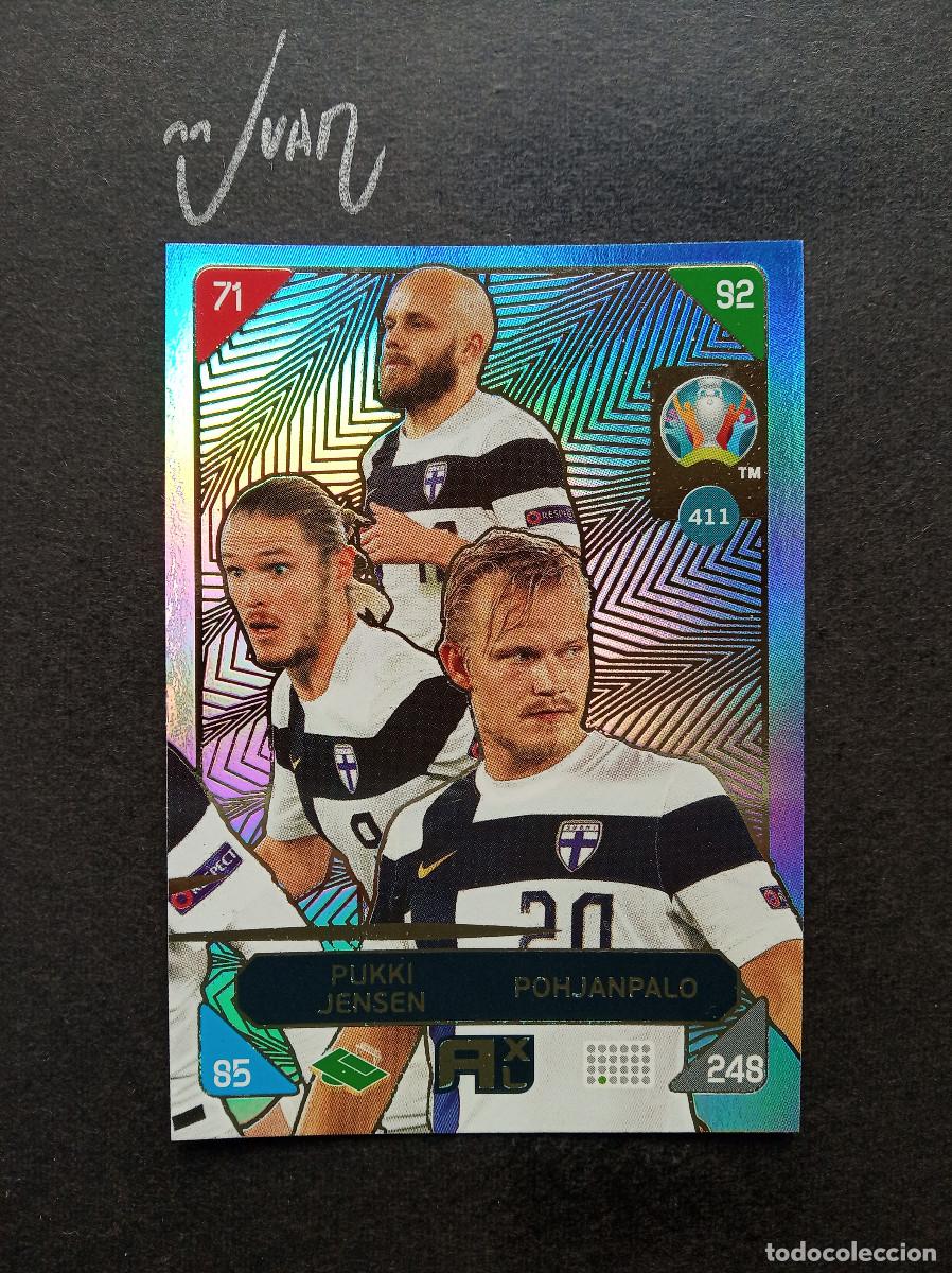 Cromos de F&uacute;tbol: 411 SCANDINAVIAN STARS FINLANDIA PUKKI POHJANPALO ⚽ PANINI &reg; ADRENALYN UEFA EURO KICK OFF 2021 NUEVO