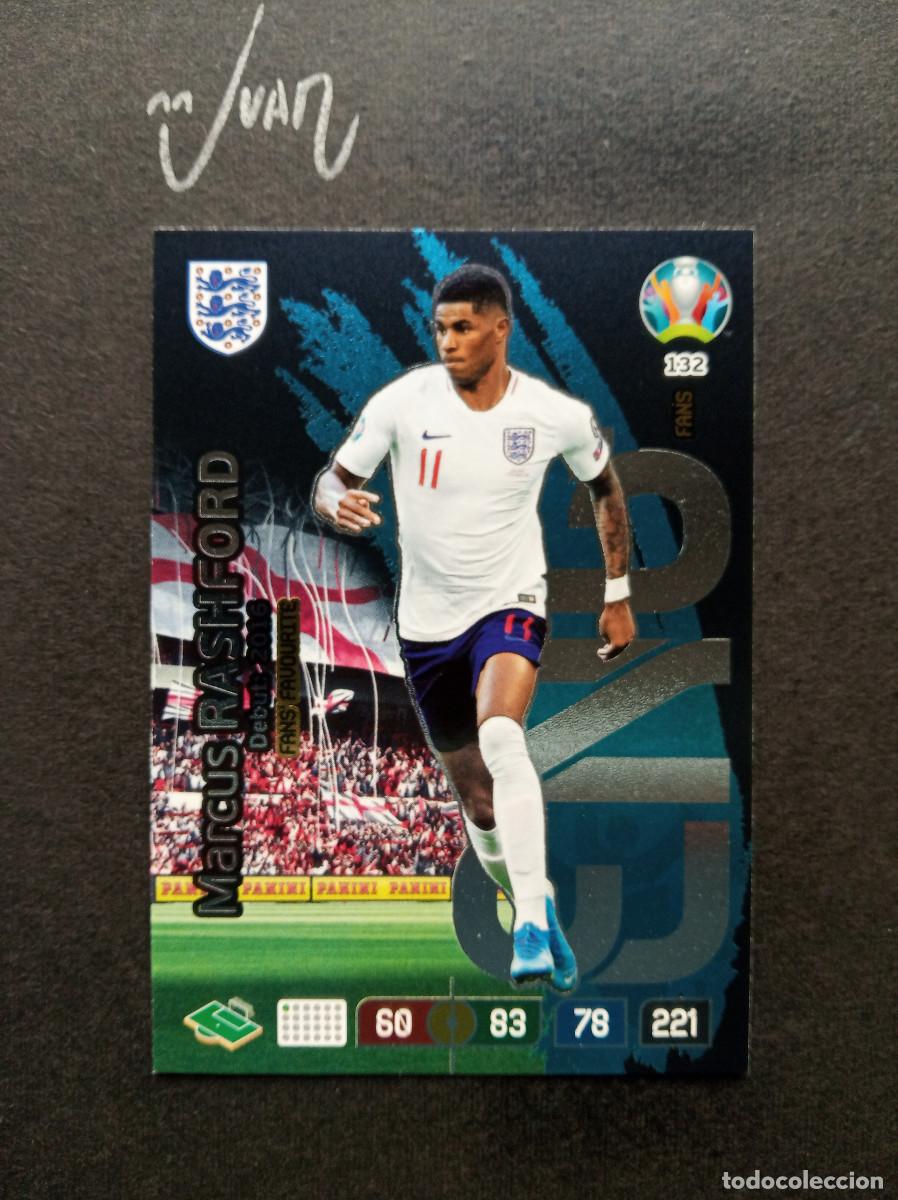 Cromos de Futebol: N&ordm; 132 FANS FAVOURITE RASHFORD INGLATERRA FC BARCELONA 25 26 ⚽ PANINI &reg; ADRENALYN UEFA EURO 2020 20