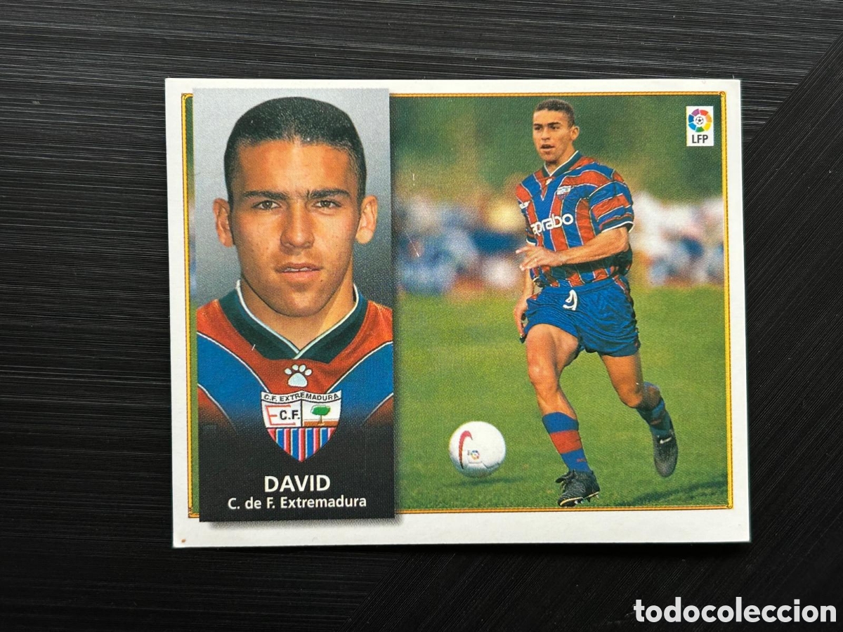 Football Stickers: EDICIONES ESTE 1998 1999 98 99 DAVID EXTREMADURA FICHAJE 23 SIN PEGAR NUNCA PEGADO