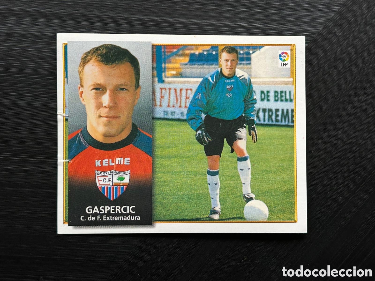 Cromos de F&uacute;tbol: EDICIONES ESTE 1998 1999 98 99 GASPERCIC EXTREMADURA FICHAJE N&ordm; 34 SIN PEGAR NUNCA PEGADO