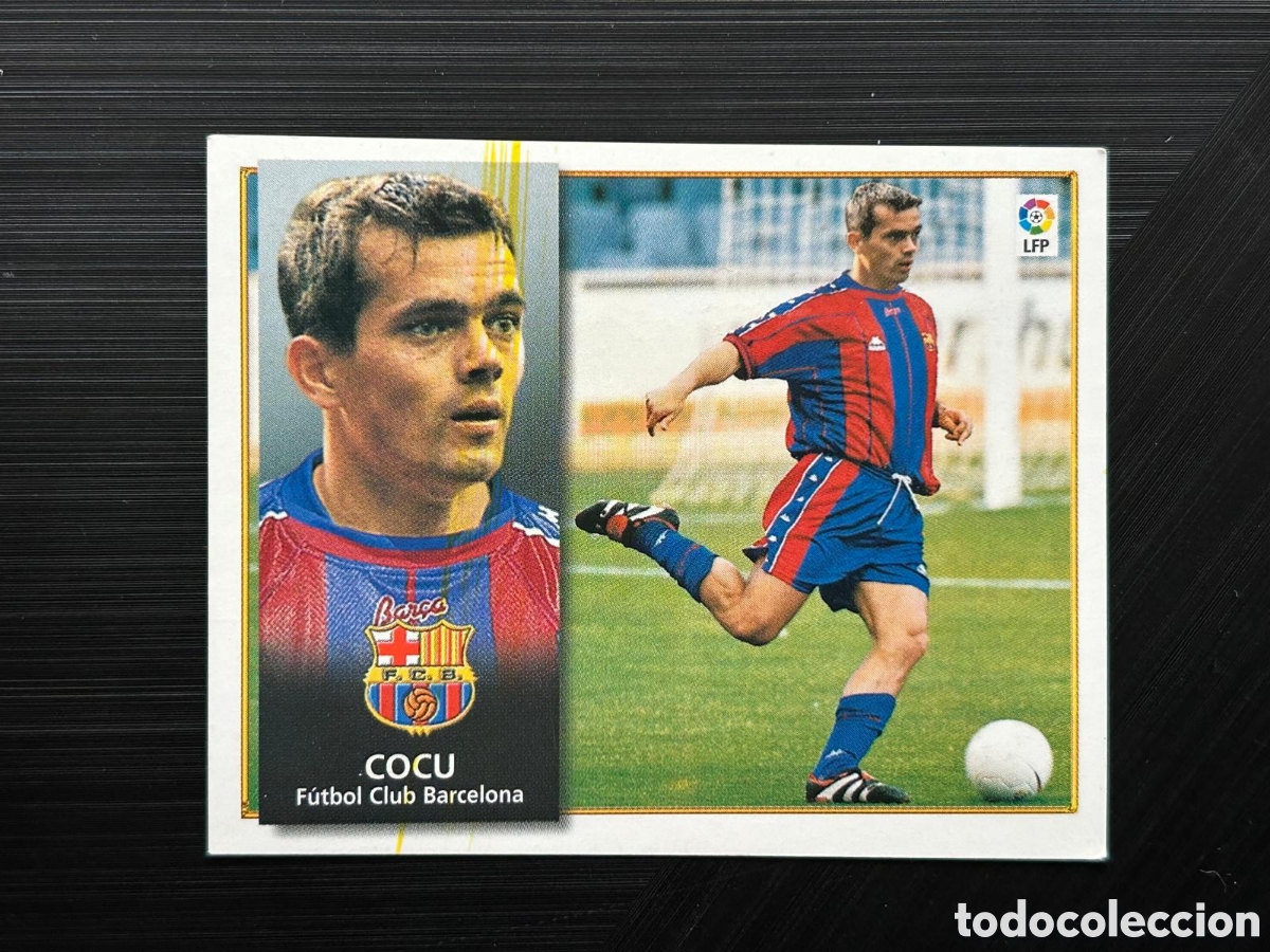Cromos de F&uacute;tbol: EDICIONES ESTE 1998 1999 98 99 COCU BARCELONA VERSION 1 SIN PEGAR NUNCA PEGADO