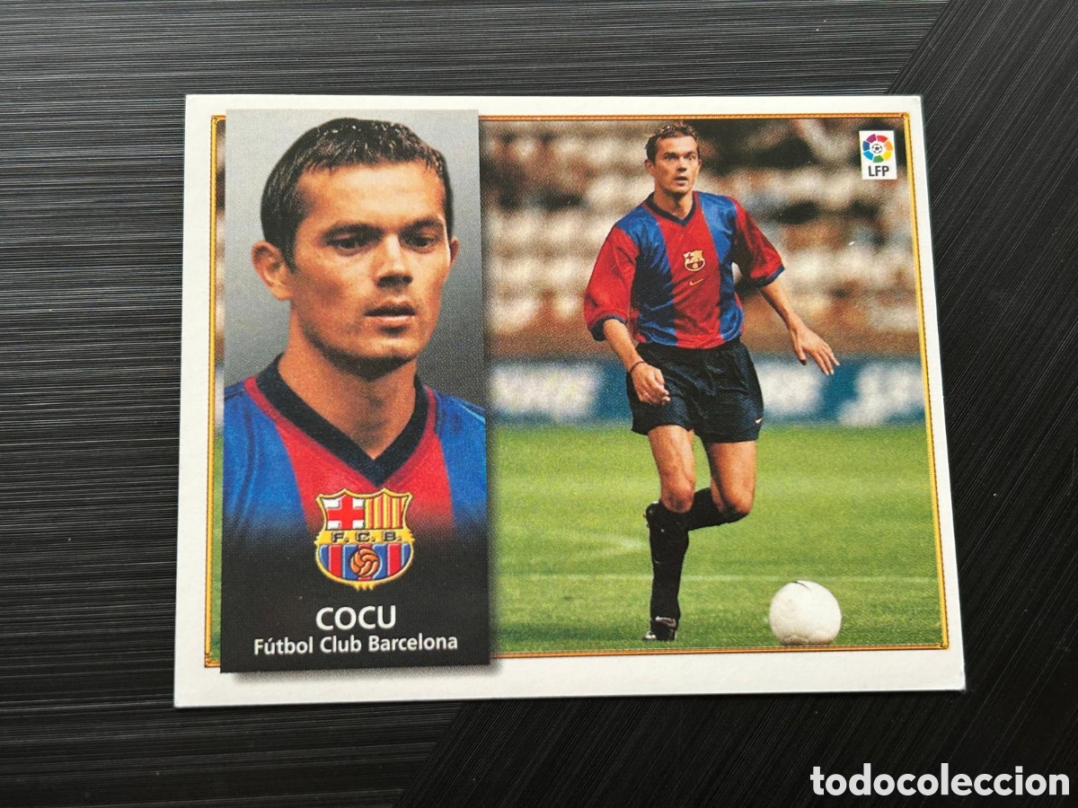 Cartes &agrave; collectionner de Football: EDICIONES ESTE 1998 1999 98 99 COCU BARCELONA VERSION 2 MUY DIFICIL SIN PEGAR NUNCA PEGADO