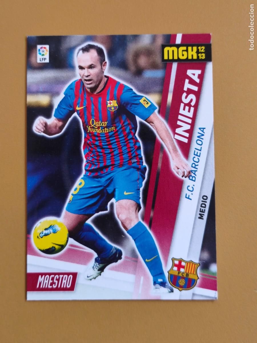Cromos de f&uacute;tbol: iniesta, 2012 13 barcelona - Foto 1