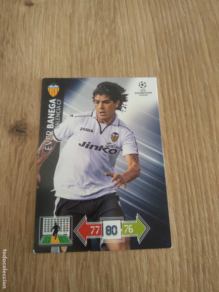 Figurine di Calcio: BANEGA VALENCIA CROMO FUTBOL PANINI 12-13 UEFA CHAMPIONS LEAGUE ADRENALYN 2012-2013